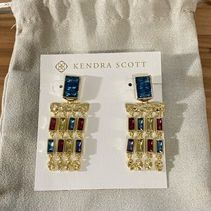 Kendra Scott Jack Vintage Gold Small Statement Earrings